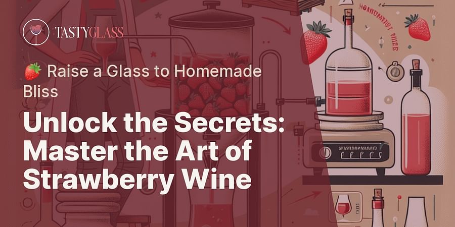 Unlock the Secrets: Master the Art of Strawberry Wine - 🍓 Raise a Glass to Homemade Bliss