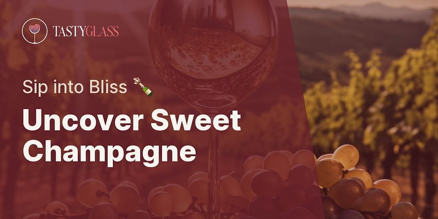 Uncover Sweet Champagne - Sip into Bliss 🍾