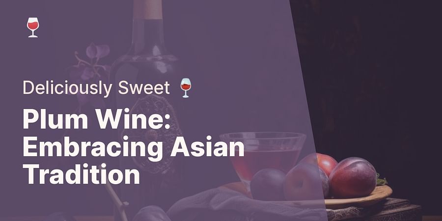 Plum Wine: Embracing Asian Tradition - Deliciously Sweet π·
